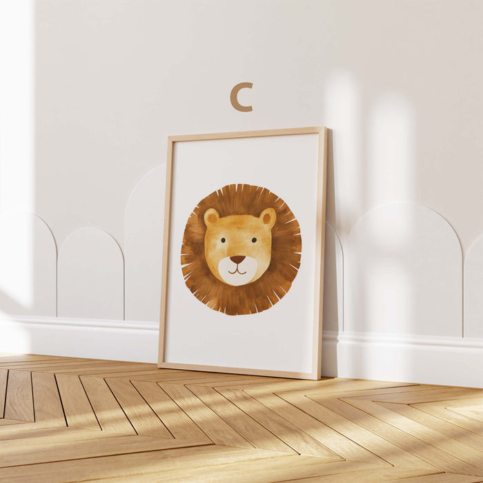 Süße Tiere Poster von JUSTGOODMOOD – Edle Wandkunst