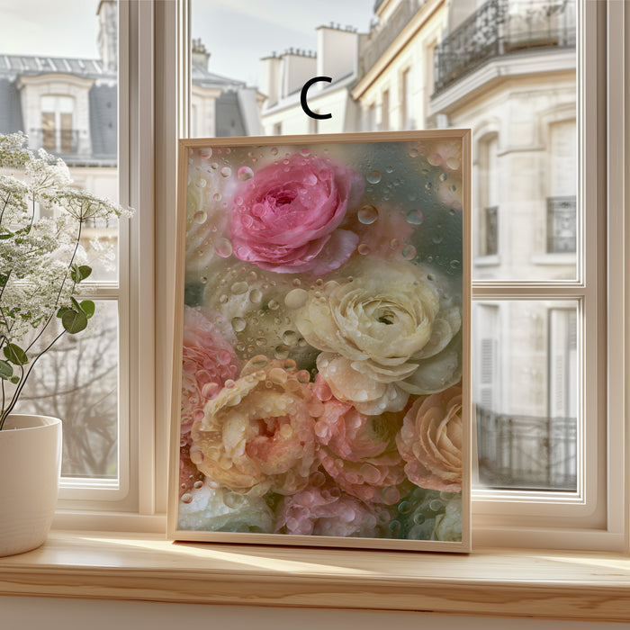 Moderne Rosen Poster | Zarte Blüten & Fotokunst | JUSTGOODMOOD