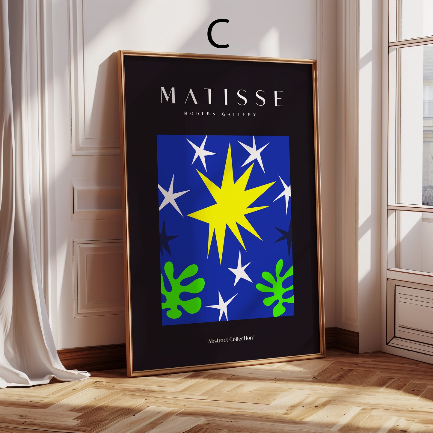Matisse Poster · Geschenkidee · Abstrakte Scherenschnitte Grafische Formen Bunte Kompositionen · Dekoprint ohne Rahmen
