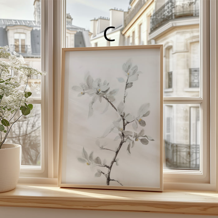 Impressionistisches Blumen Poster ohne Rahmen