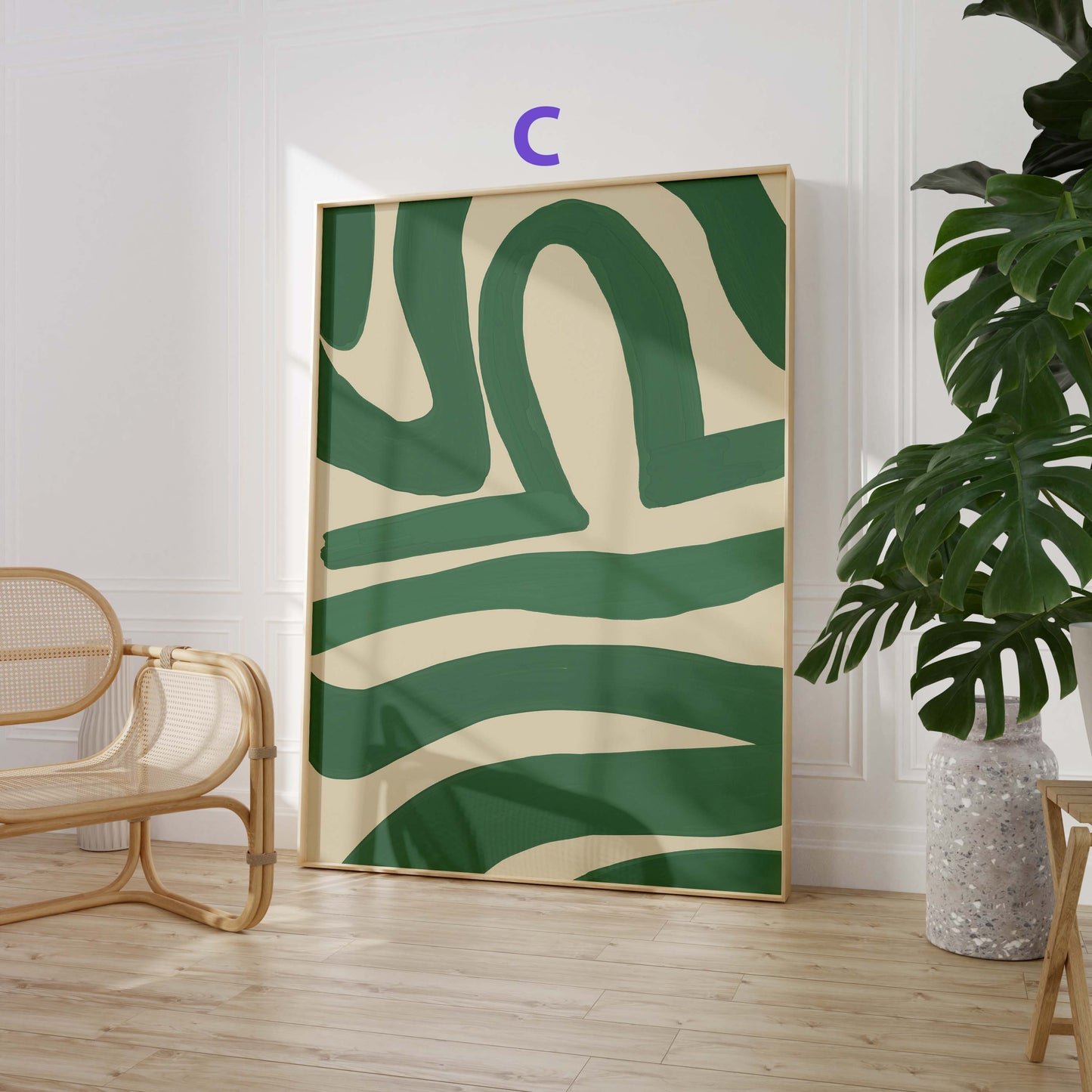 Obst Gemüse Kunst Poster · Geschenkidee · Artischocke, Zitrusfrüchte und Hummer Stillleben · Dekoprint ohne Rahmen