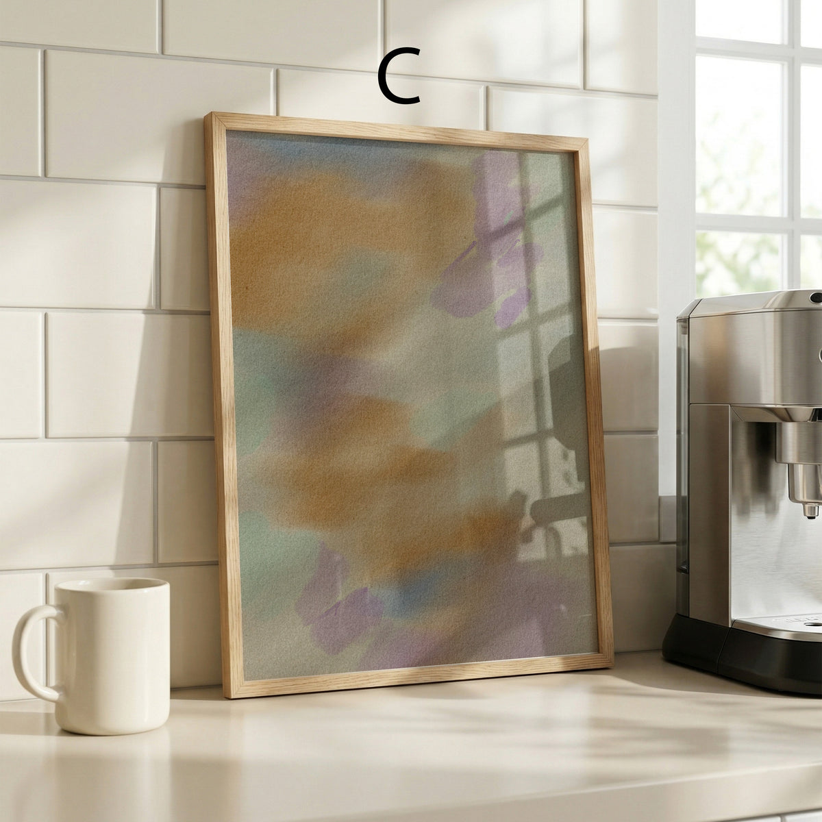 Poster Wandbilder Wohnzimmer · Abstrakte Kunst Fashion · Moderne Bilder ohne Rahmen