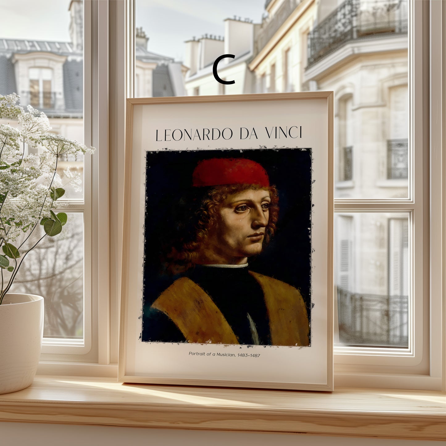 Leonardo da Vinci Kunst Poster · Geschenkidee · Mona Lisa Dame mit Hermelin Salvator Mundi Renaissance Meisterwerke · Dekoprint ohne Rahmen