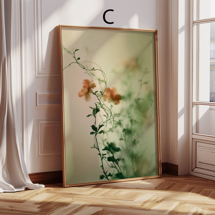 Moderne Blumen Poster | Zarte Wildblumen | JUSTGOODMOOD