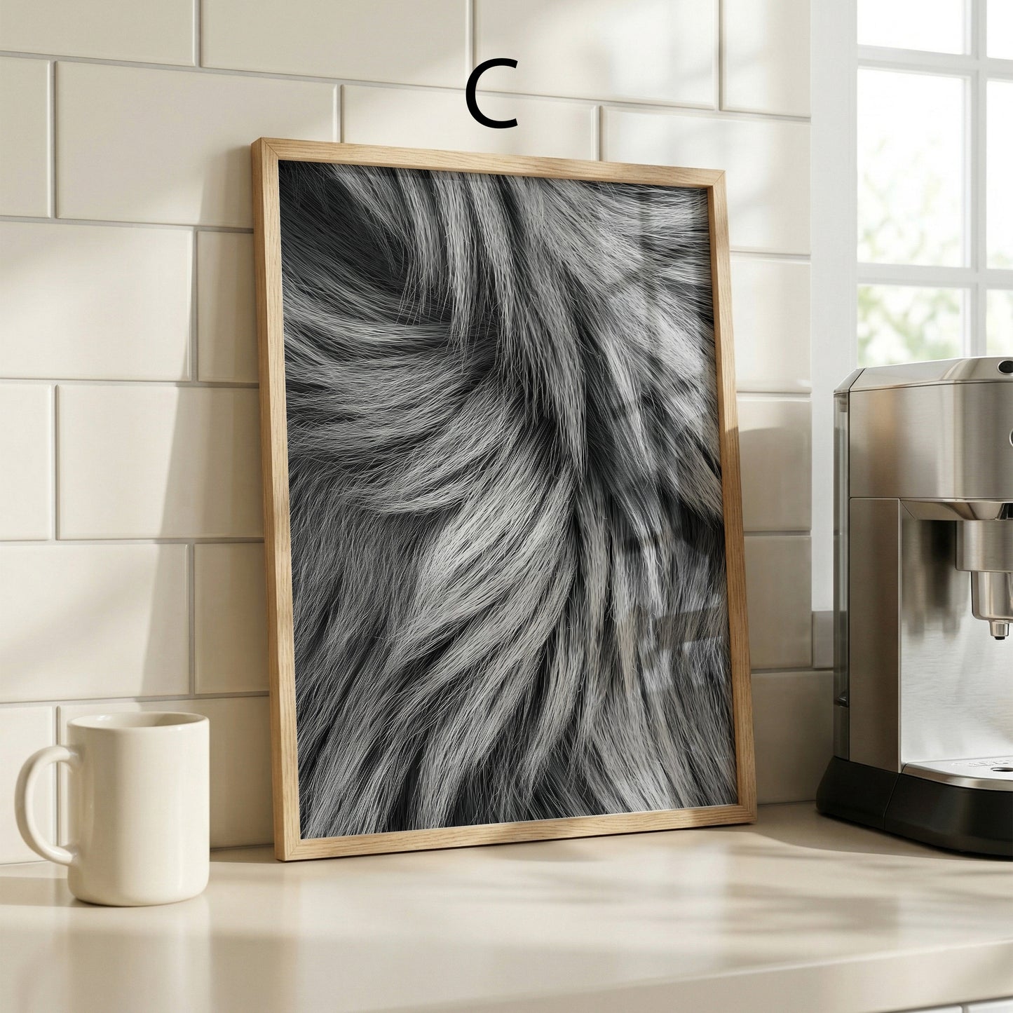 Tiermuster Poster · Geschenkidee · Reh Leopard Zebra Felloptik · Dekoprint ohne Rahmen