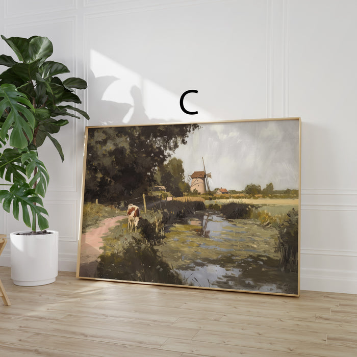 JUSTGOODMOOD Poster – Premium Baumwoll-Canvas Print