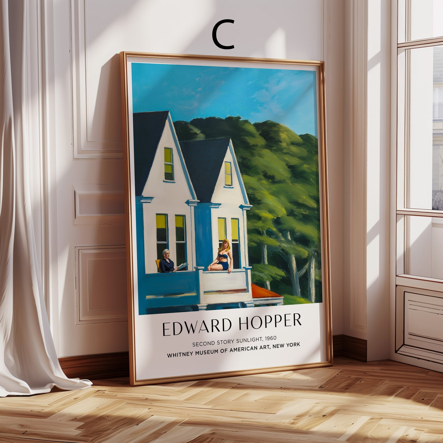 Kunst Poster · Geschenkidee · Edward Hopper Amerikanischer Realismus Architektur Alltagsszenen · Dekoprint ohne Rahmen