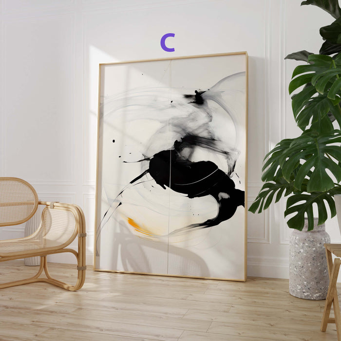 JUSTGOODMOOD Poster – Edles Baumwoll-Canvas & lebendige
