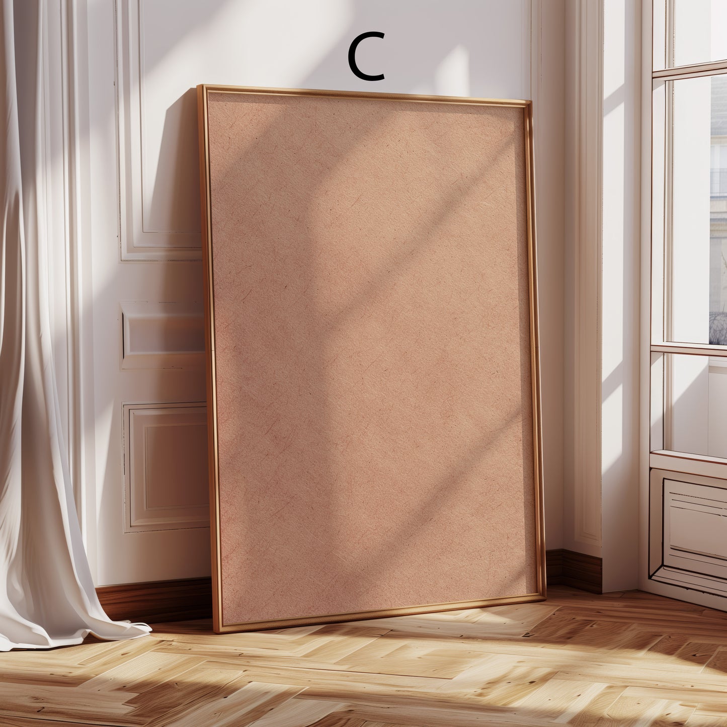Textur Poster · Geschenkidee · Beige Braun Natürliche Strukturen · Dekoprint ohne Rahmen