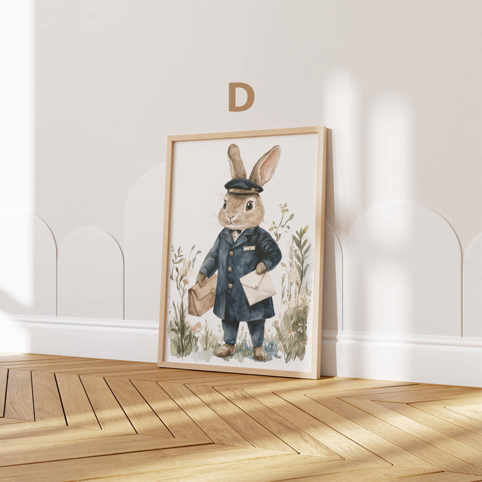 JUSTGOODMOOD Waldtiere Poster – Edle Wanddeko