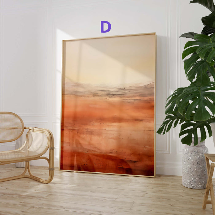 JUSTGOODMOOD Aquarell Bergposter – lebendige Farben