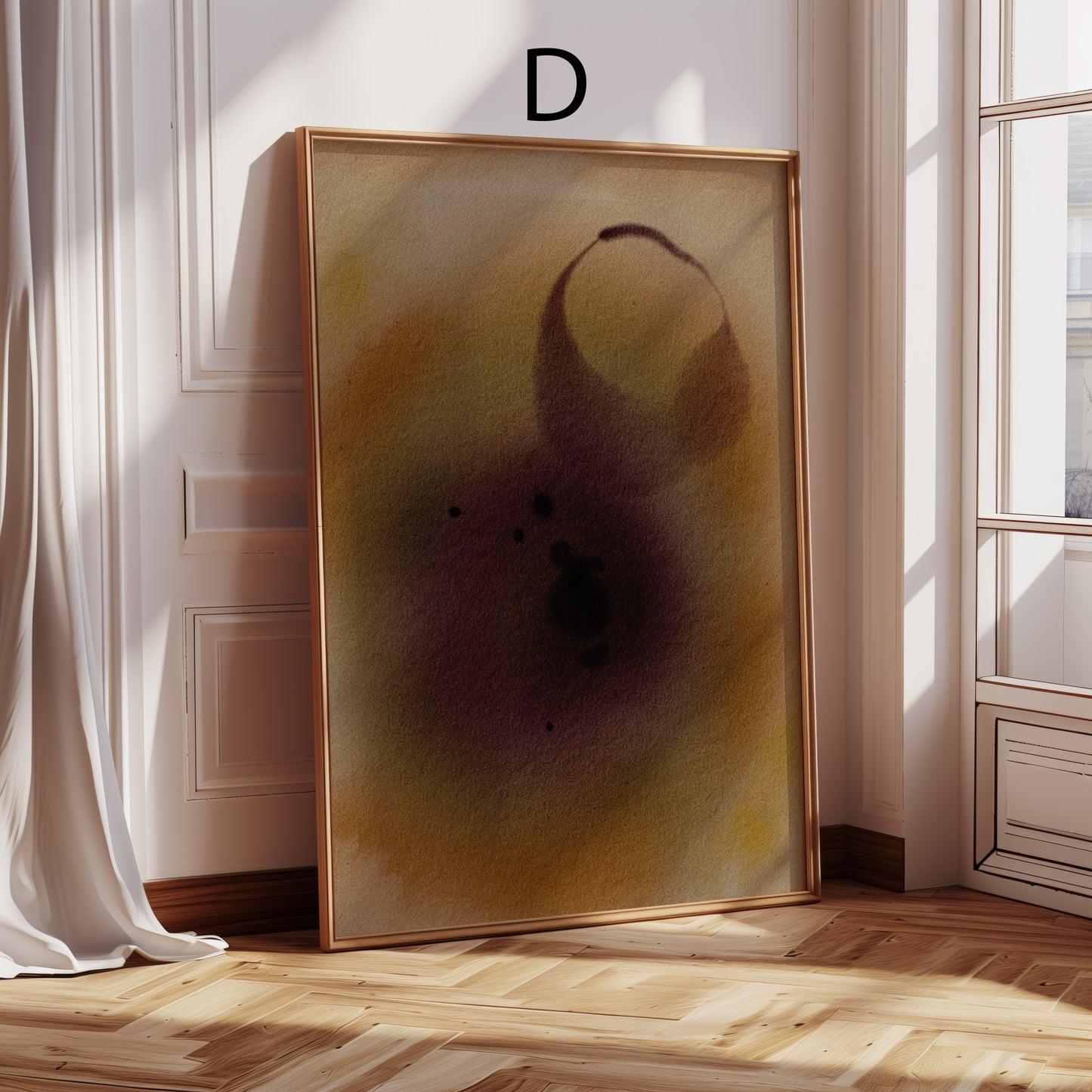 Blumen Poster · Botanische moderne Wandbilder · Dekoprint ohne Rahmen