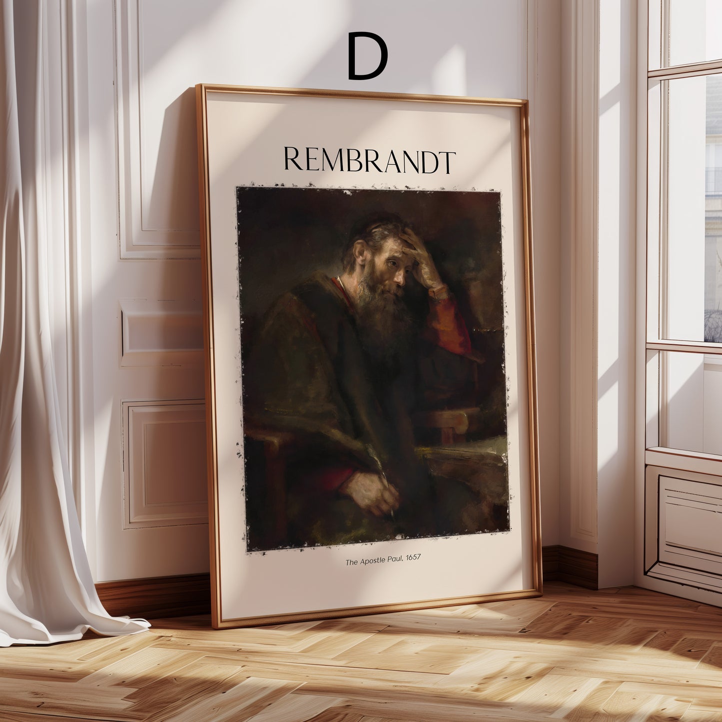 Rembrandt Poster · Geschenkidee · Barocke Porträts Die Nachtwache Niederländische Meisterwerke · Dekoprint ohne Rahmen