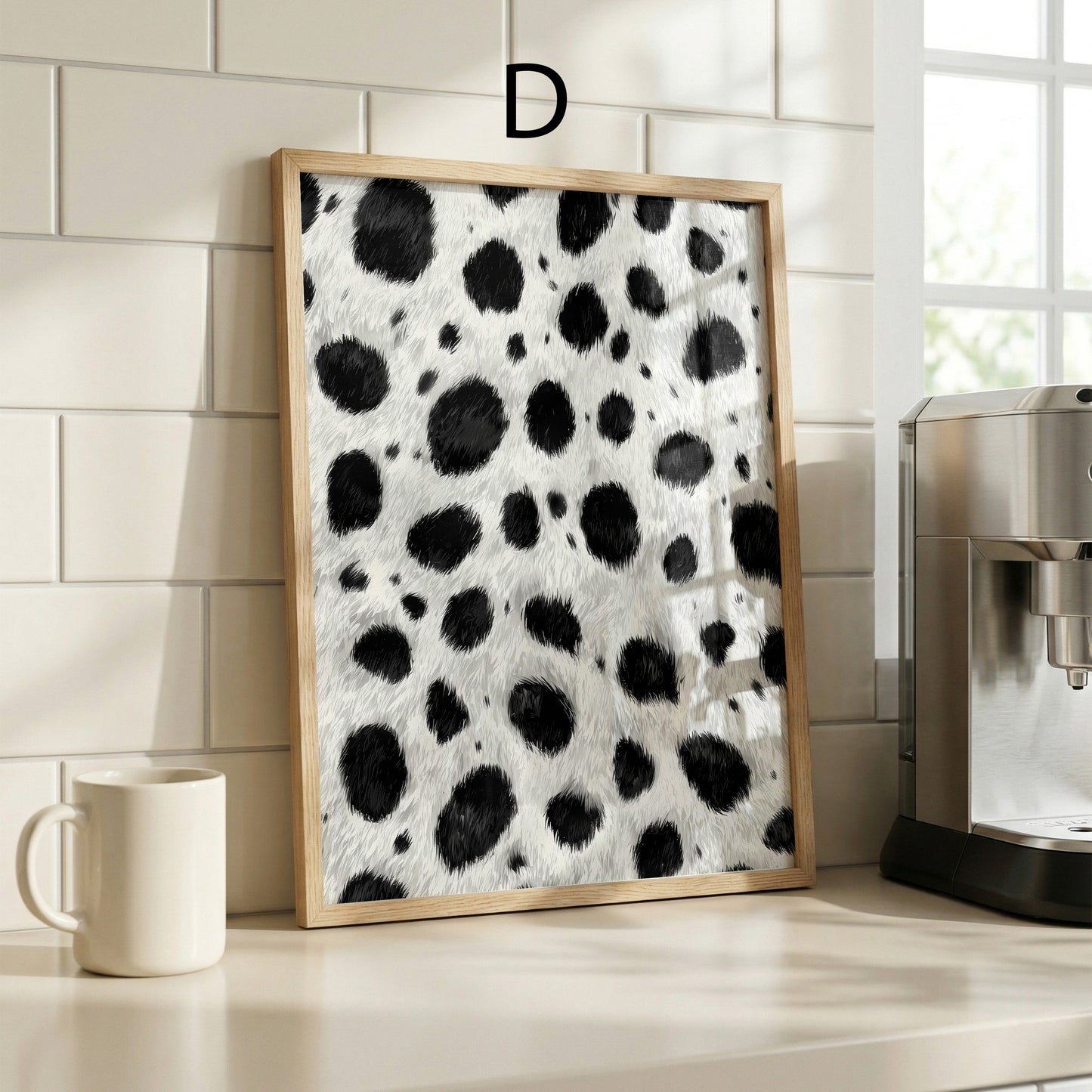 Tiermuster Poster · Geschenkidee · Tierfell Muster Wildtiere Leopard und Tiger Texturen · Dekoprint ohne Rahmen