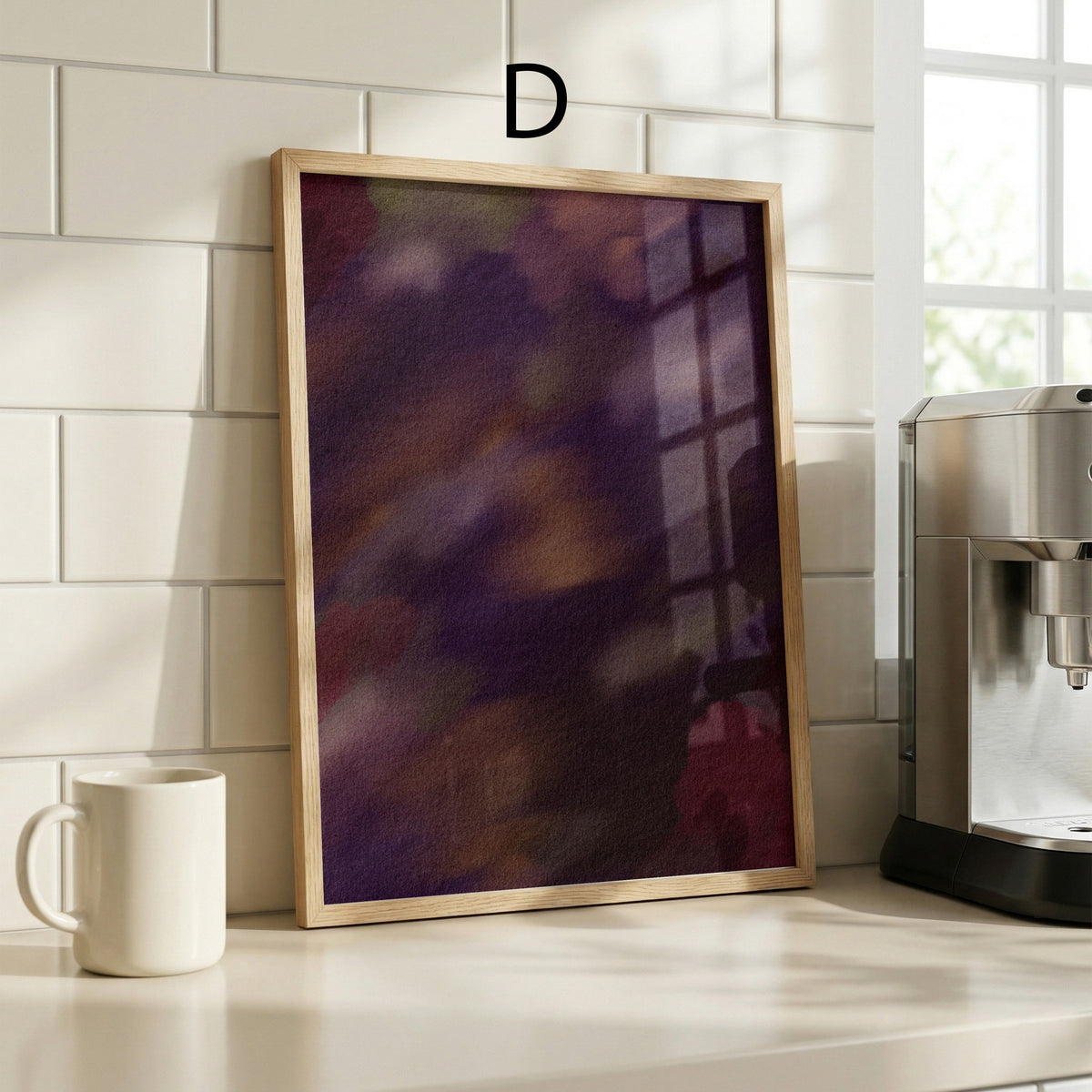Poster Wandbilder Wohnzimmer · Abstrakte Kunst Fashion · Moderne Bilder ohne Rahmen