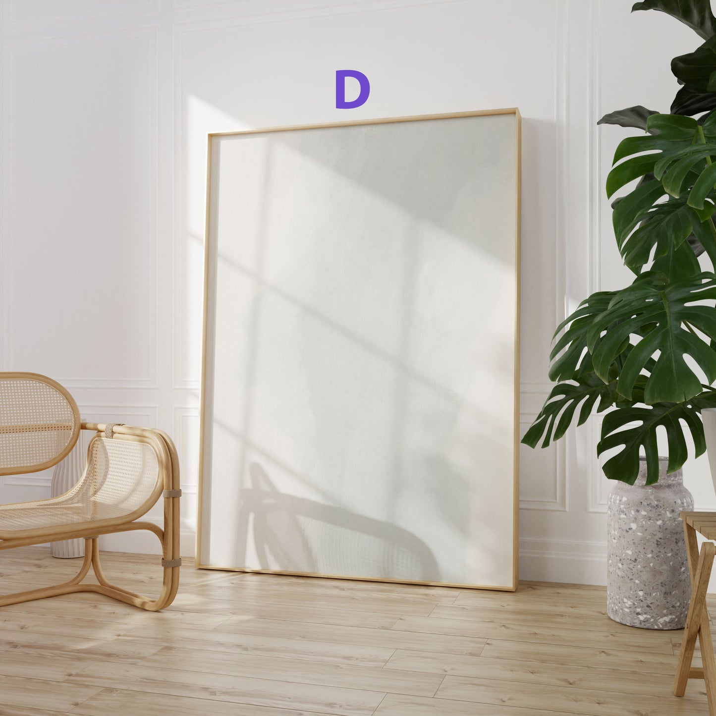 Abstrakte Minimalismus Poster · Geschenkidee · Beige Linienkunst und Organische Formen · Dekoprint ohne Rahmen
