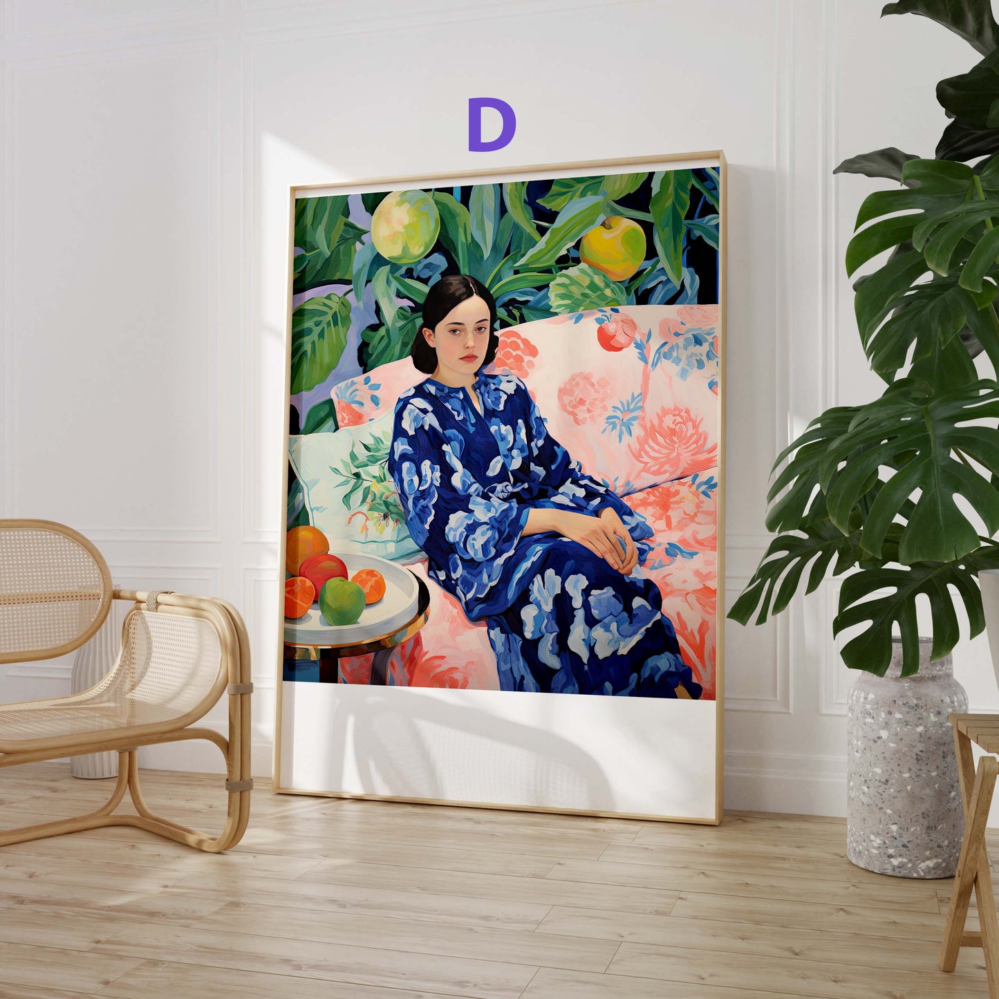 Moderne Kunst Poster · Geschenkidee · Moderne Porträts Stillleben und Abstrakte Kunst · Dekoprint ohne Rahmen