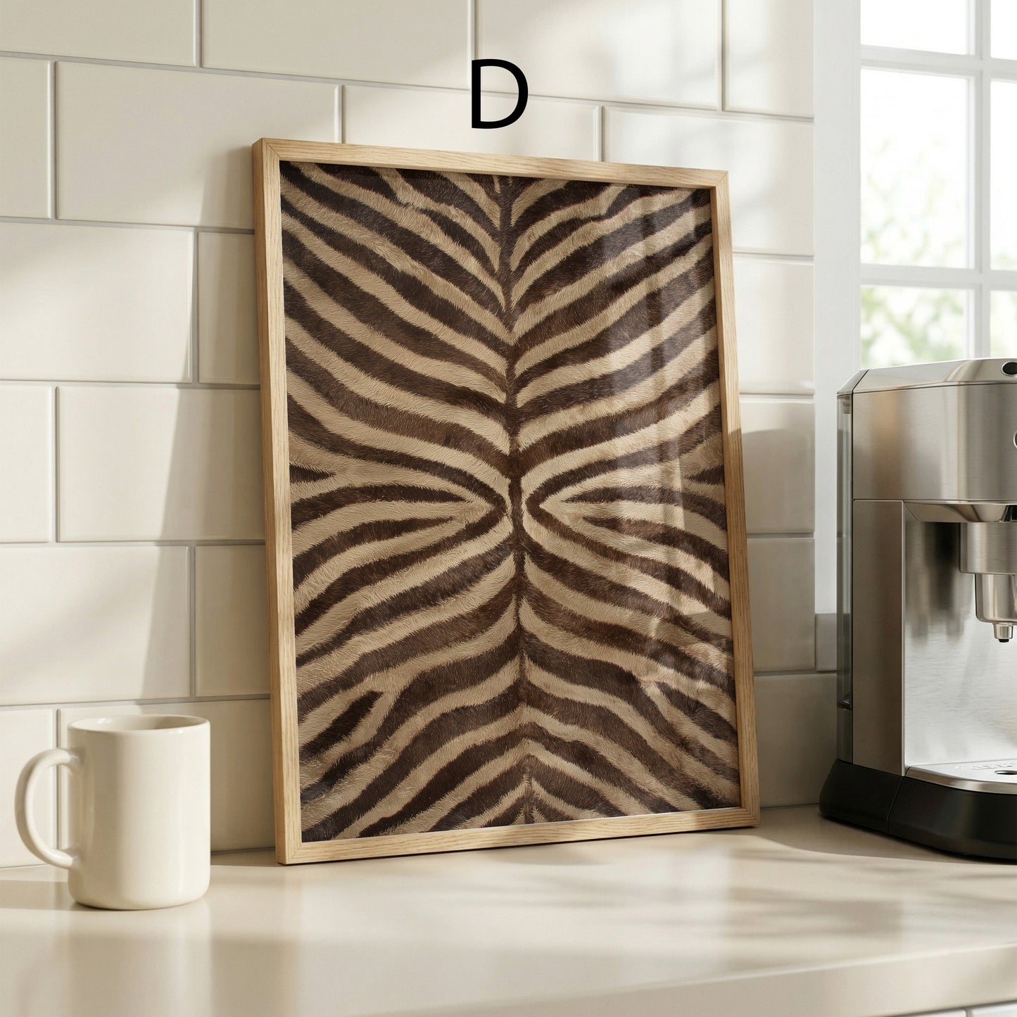 Tiermuster Poster · Geschenkidee · Leopard Zebra Schlange abstrakte Felloptik · Dekoprint ohne Rahmen