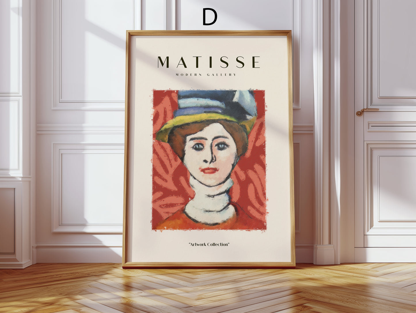 Matisse Poster · Geschenkidee · Abstrakte Scherenschnitte Porträts Farbenfrohe Kunst · Dekoprint ohne Rahmen