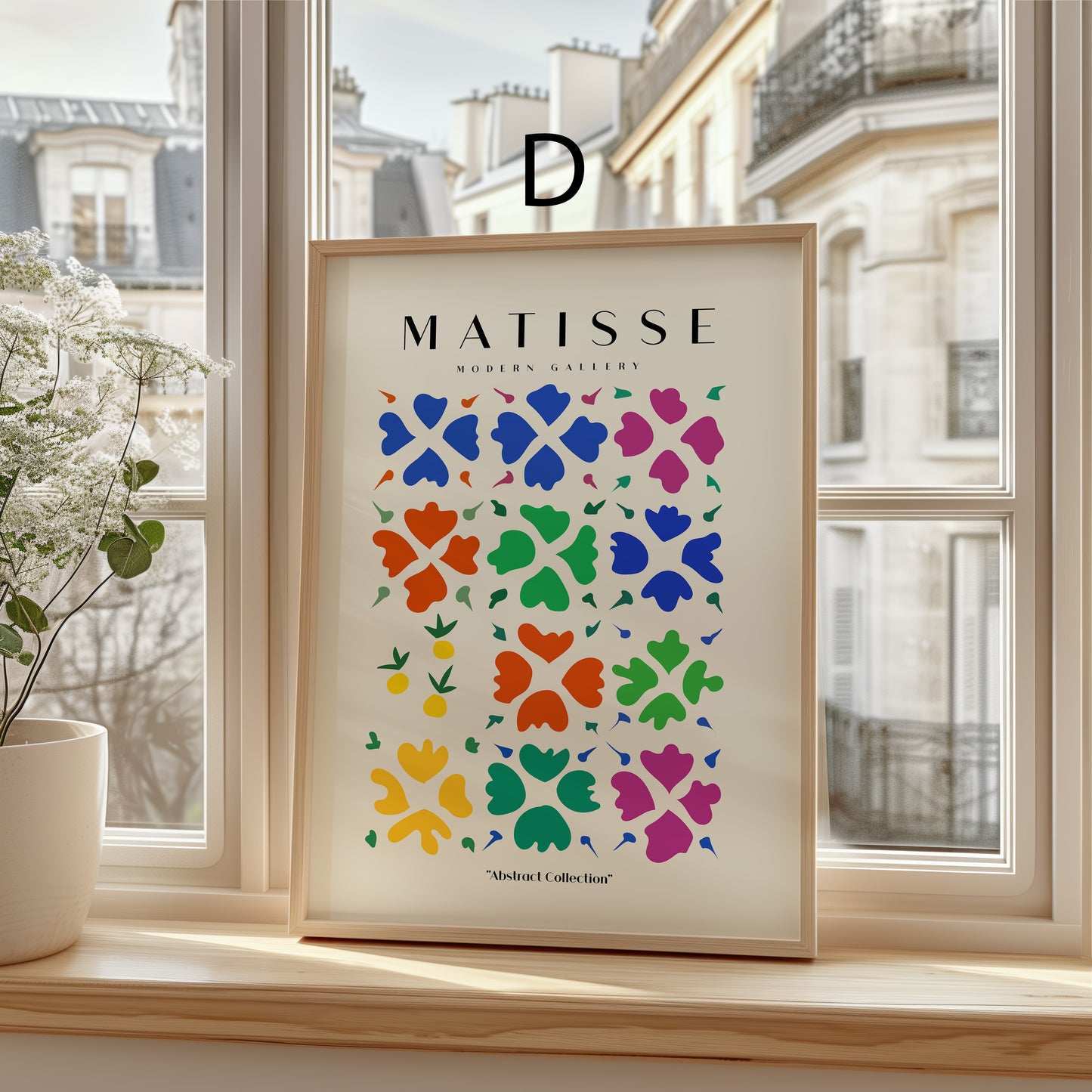 Matisse Poster · Geschenkidee · Abstrakte Scherenschnitte Bunte Formen Moderne Kompositionen · Dekoprint ohne Rahmen