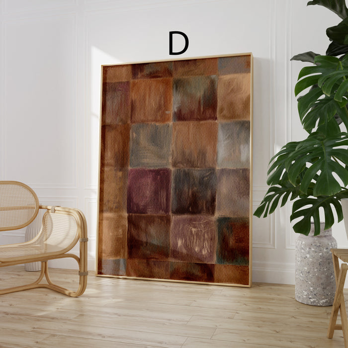 Geschenkidee · Botanische Blumen und Vase Poster Ästhetische Natur und Muster Kunst · Dekoprint ohne Rahmen | JUSTGOODMOOD