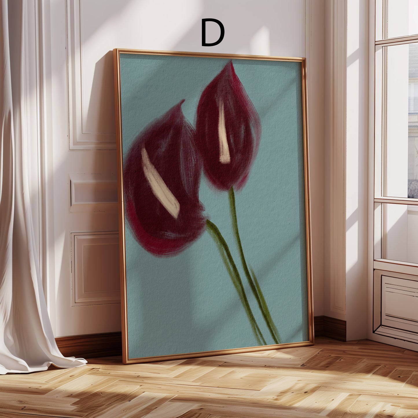 Modeposter Blumen · Animal Print & Raubkatzenmuster · Dekoprint ohne Rahmen