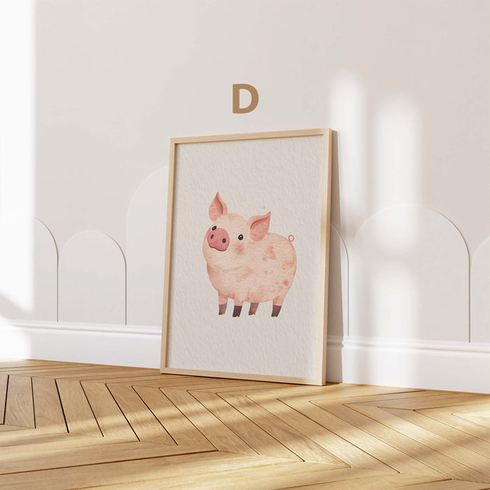 Boho Tierposter | Regenbogen, Bär, Katze & Löwe für Kinderzimmer