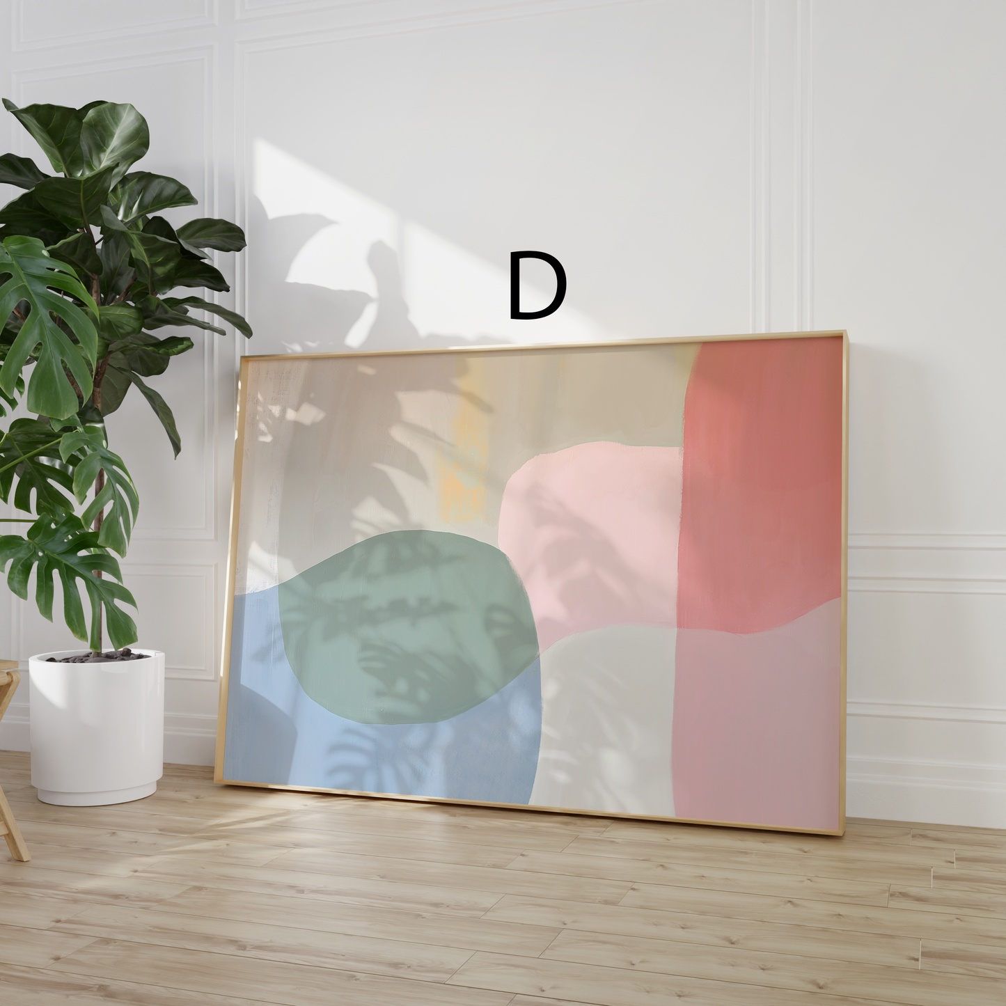 Abstrakte Poster · Wohnidee · Pastellfarben, Geometrische Formen & Minimalistische Wandkunst · Dekoprint ohne Rahmen