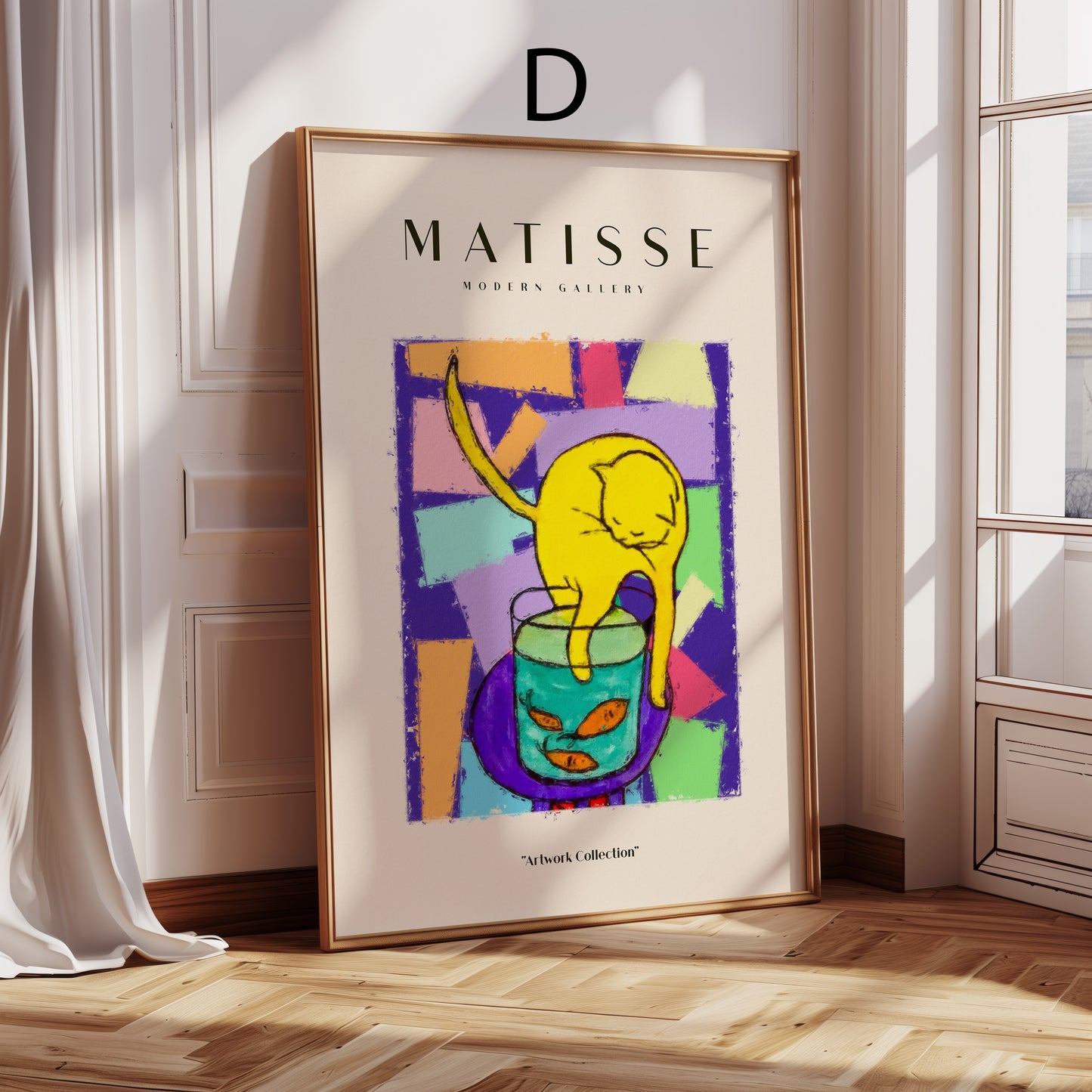 Matisse Poster · Geschenkidee · Abstrakte Kunst Porträts Farbenfrohe Gemälde · Dekoprint ohne Rahmen