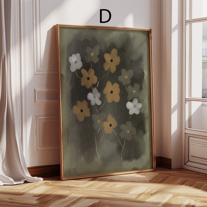 Geschenkidee · Botanische Blumen und Natur Prints Ästhetische Wandbilder · Dekoprint ohne Rahmen | JUSTGOODMOOD