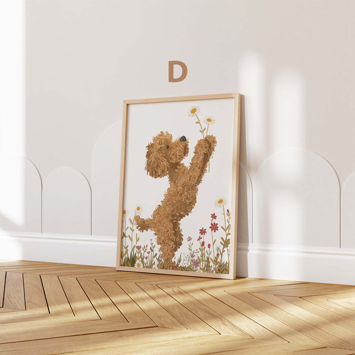 Hunde Poster für Kinderzimmer mit niedlichen Welpen