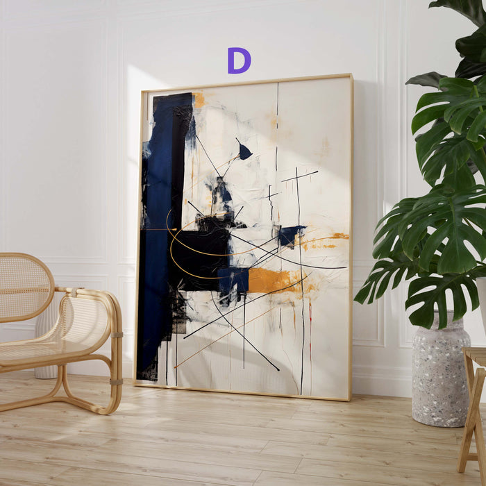JUSTGOODMOOD Poster – Edles Baumwoll-Canvas & lebendige