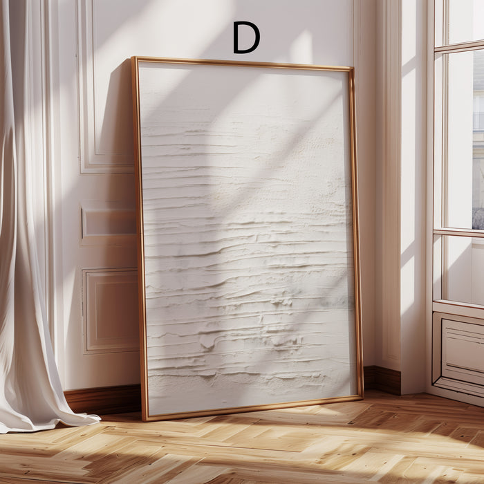 Struktur-Poster in Beige und Gold