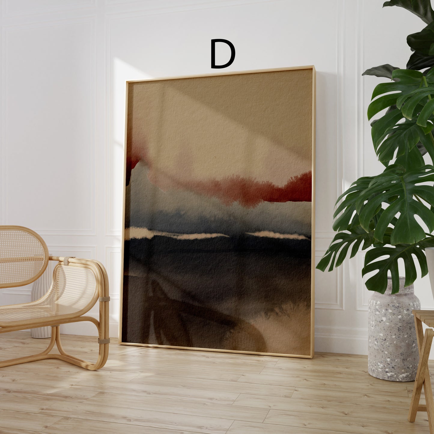 Abstrakte Poster · Line Art & botanische Bilder fürs Wohnzimmer · Dekoprint ohne Rahmen
