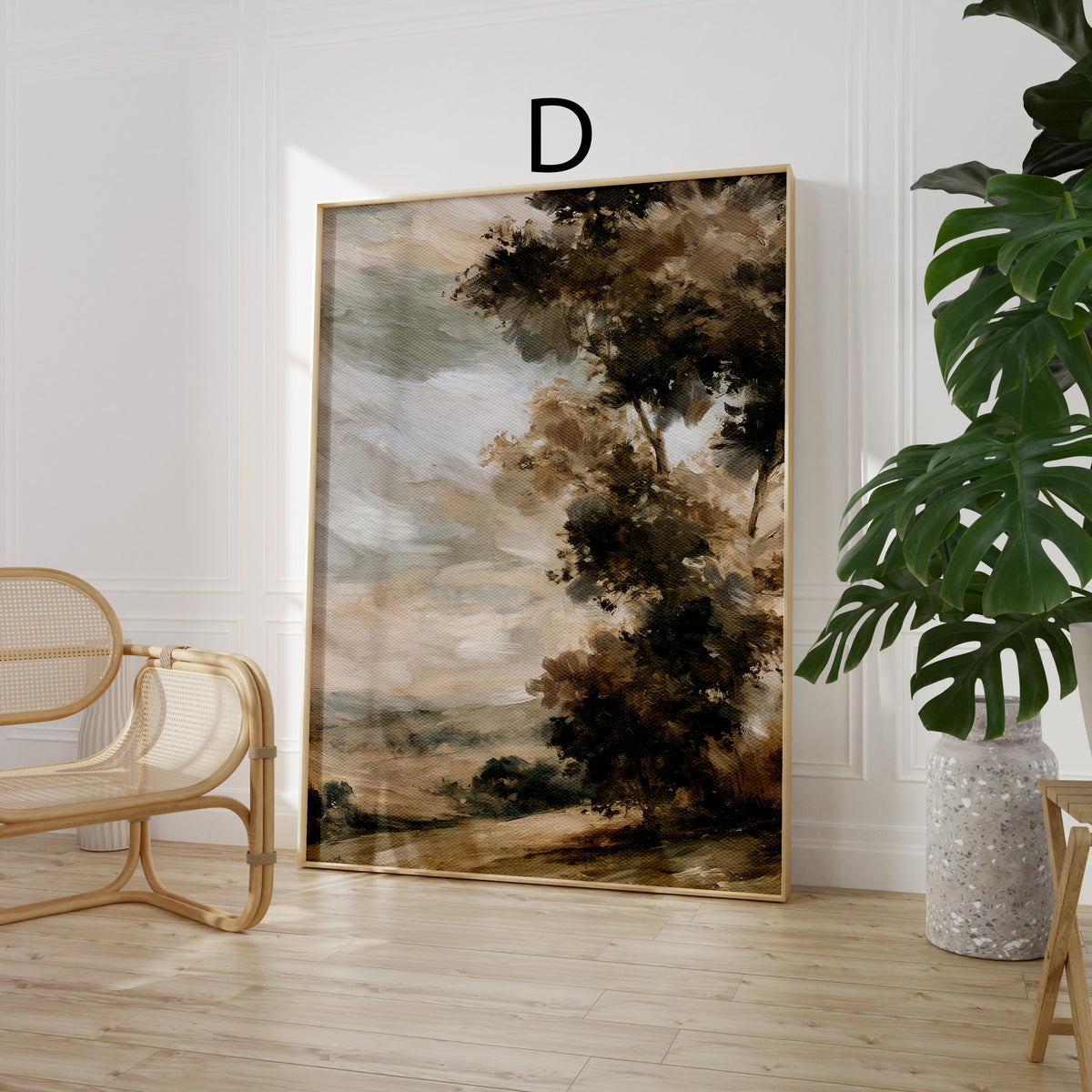 Landschaft Poster Wandbilder · Blumen Natur Bilder · Wohnzimmer Deko ohne Rahmen