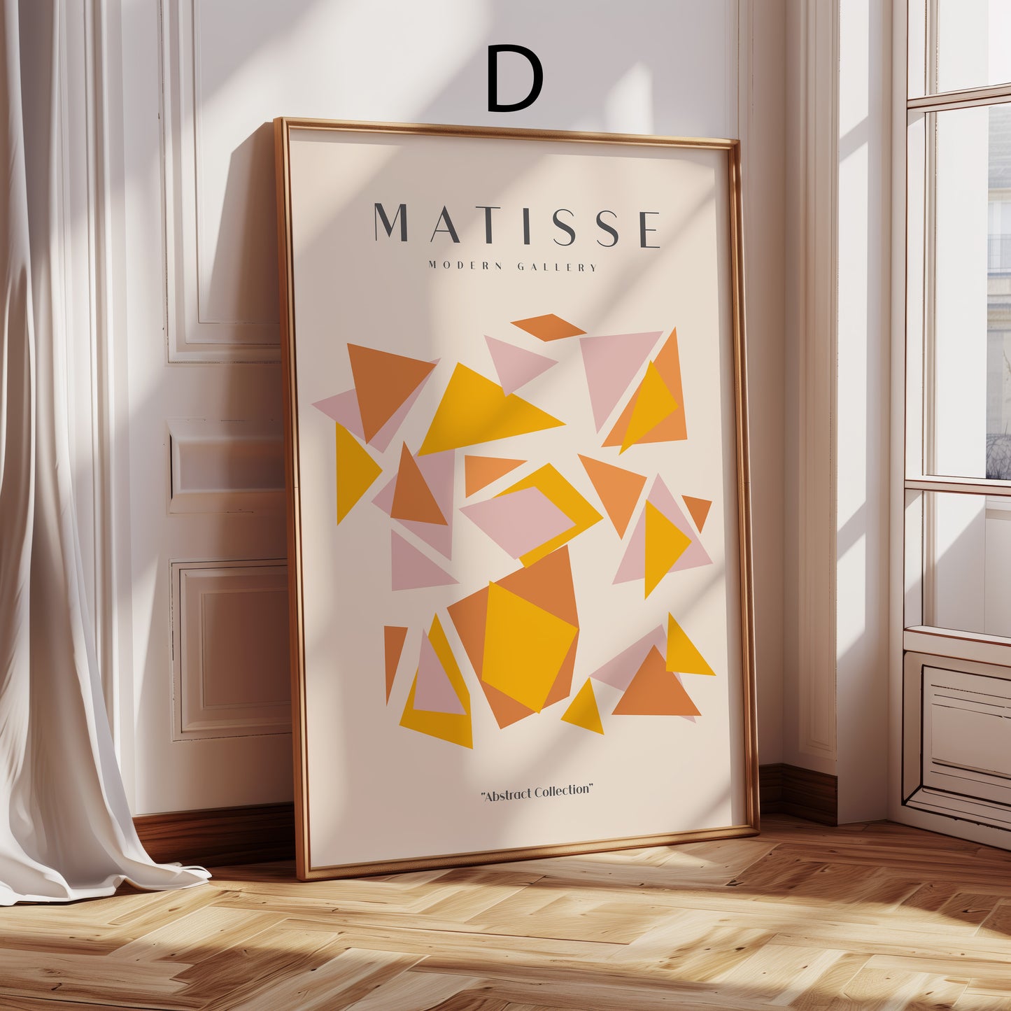 Matisse Poster · Geschenkidee · Line Art Gesichter Abstrakte Formen Farbenfrohe Kunst · Dekoprint ohne Rahmen
