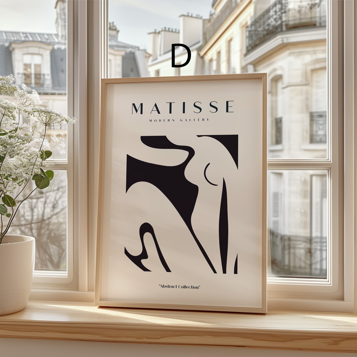 Matisse Poster · Geschenkidee · Abstrakte Scherenschnitte Organische Formen Minimalistische Kunst · Dekoprint ohne Rahmen