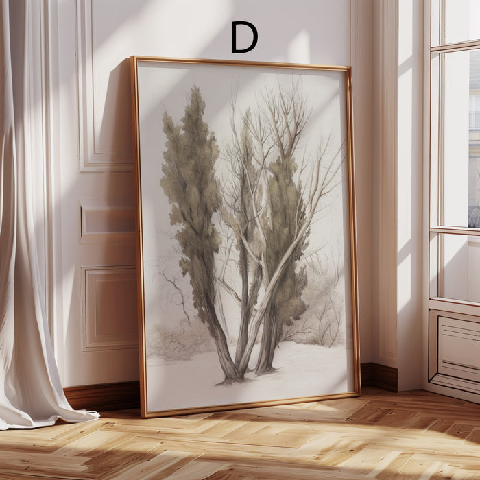 Vintage Botanik Poster – Premium Baumwoll-Canvas