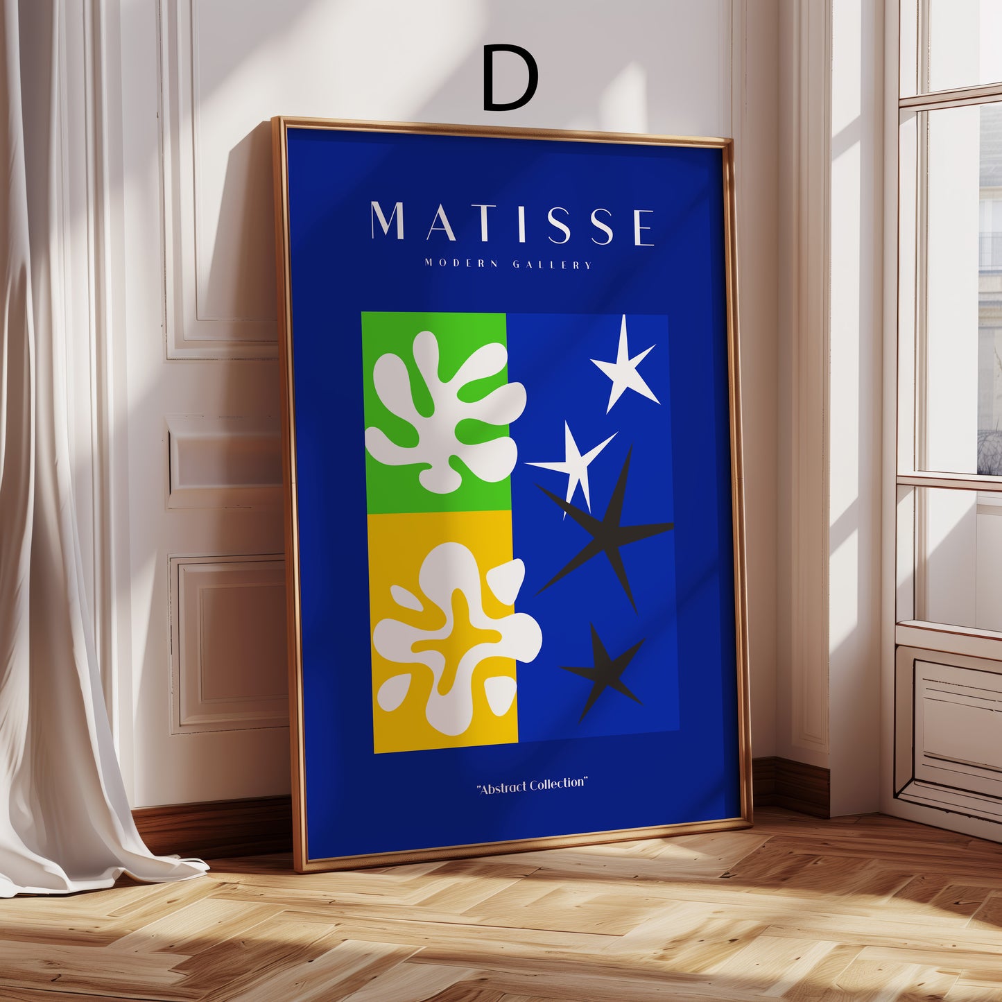 Matisse Poster · Geschenkidee · Abstrakte Scherenschnitte Grafische Formen Bunte Kompositionen · Dekoprint ohne Rahmen