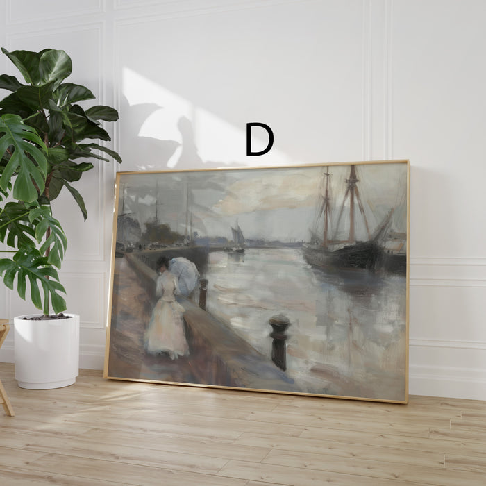 JUSTGOODMOOD Poster – Premium Baumwoll-Canvas Print