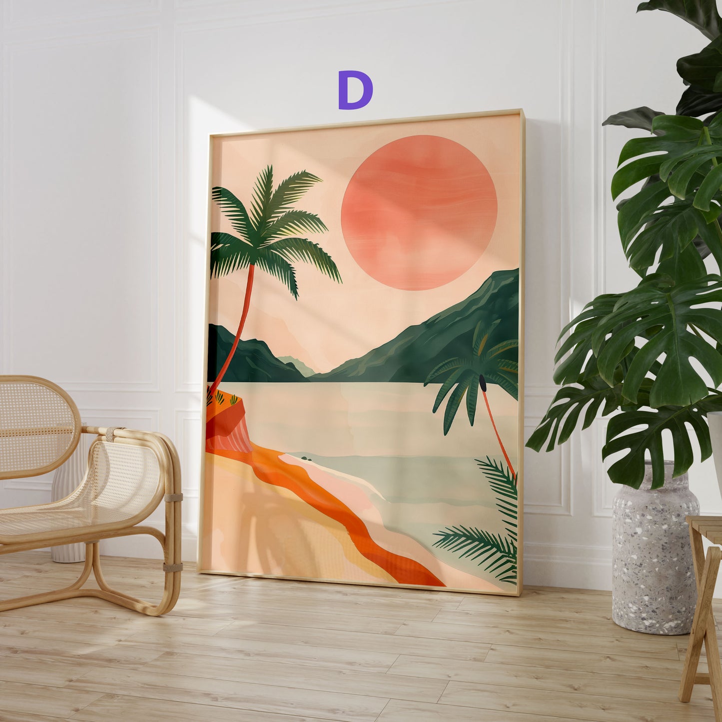Moderne Porträtkunst Poster · Geschenkidee · Frauenporträts, Landschaften und Abstrakte Kunst · Dekoprint ohne Rahmen