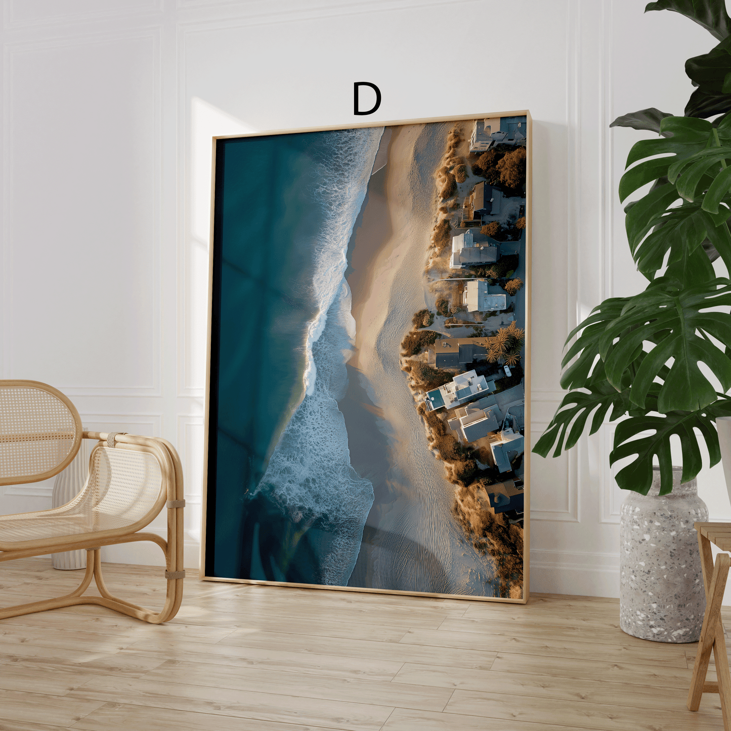 Tropen Poster · Geschenkidee · Palmen Blumen Strandlandschaften · Dekoprint ohne Rahmen