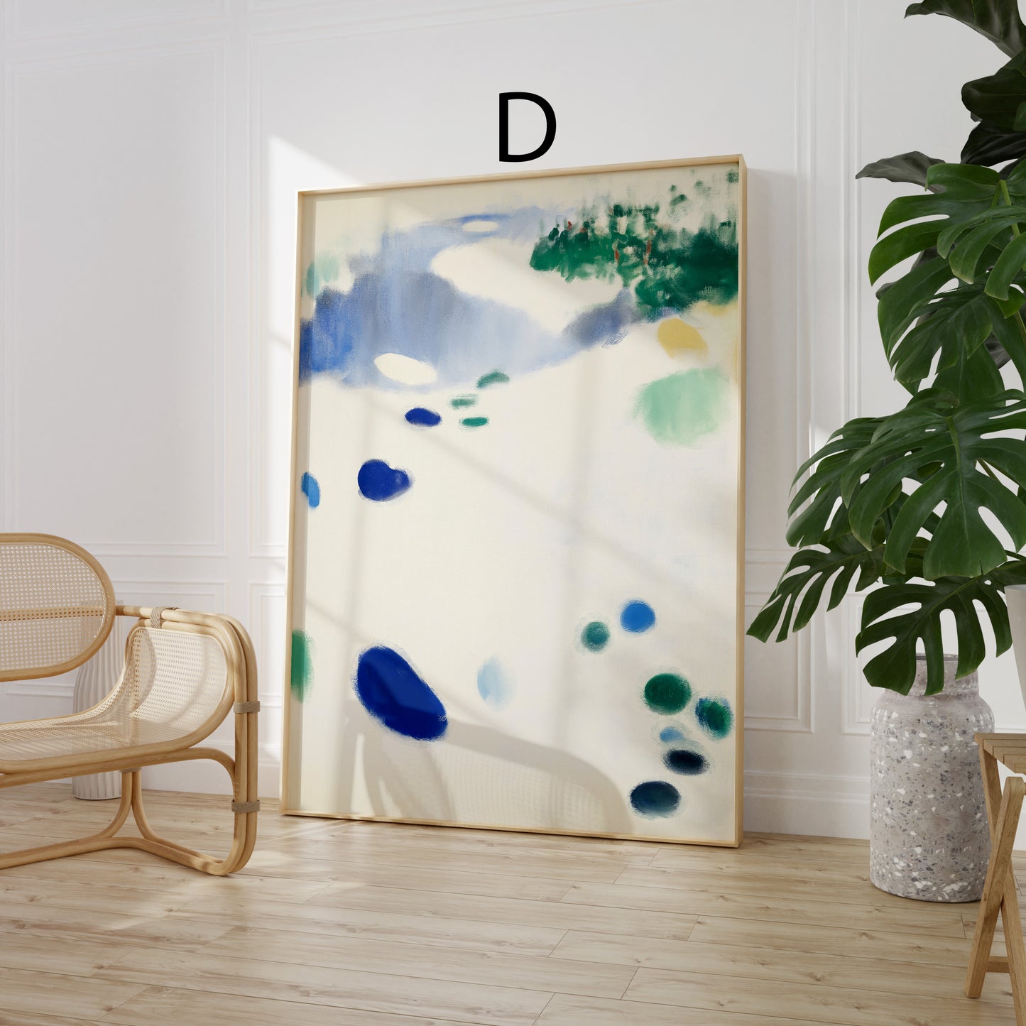 Abstrakte Poster · Geschenkidee · Moderne Kunst mit starken Farbkontrasten · Dekoprint ohne Rahmen