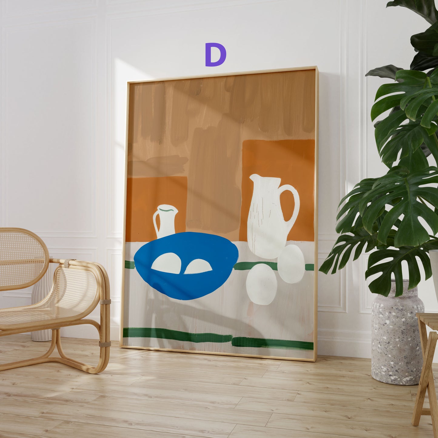 Moderne Kunst Poster · Geschenkidee · Blumen, Stillleben und Abstrakte Malerei · Dekoprint ohne Rahmen