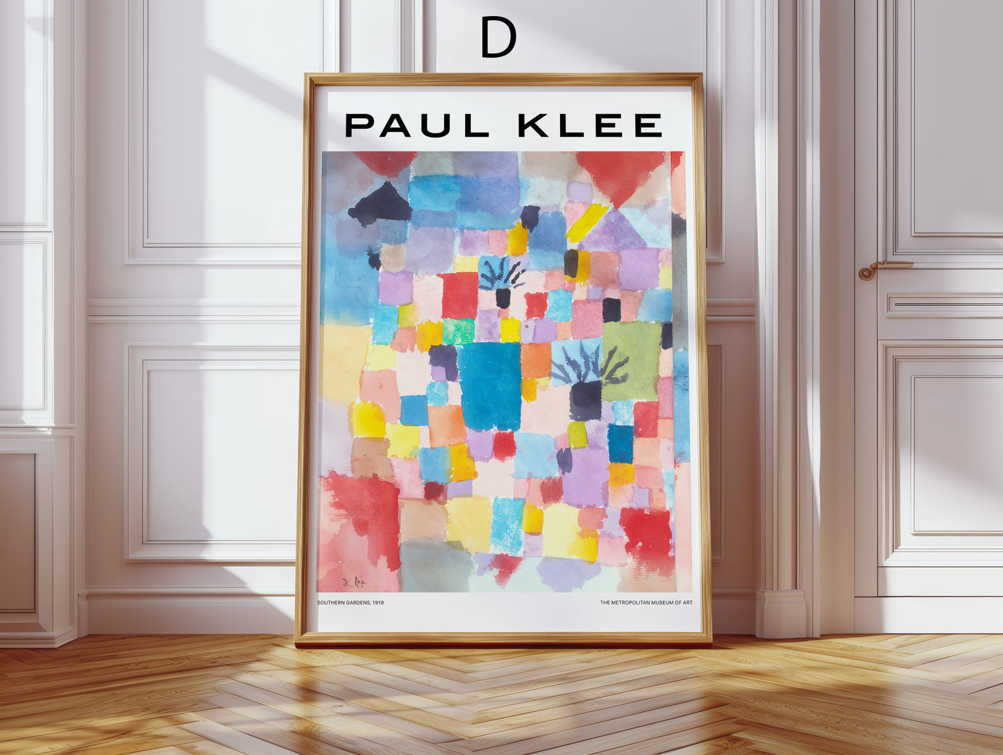Kunst Poster · Geschenkidee · Paul Klee Abstrakte Malerei Geometrische Formen Expressionismus · Dekoprint ohne Rahmen