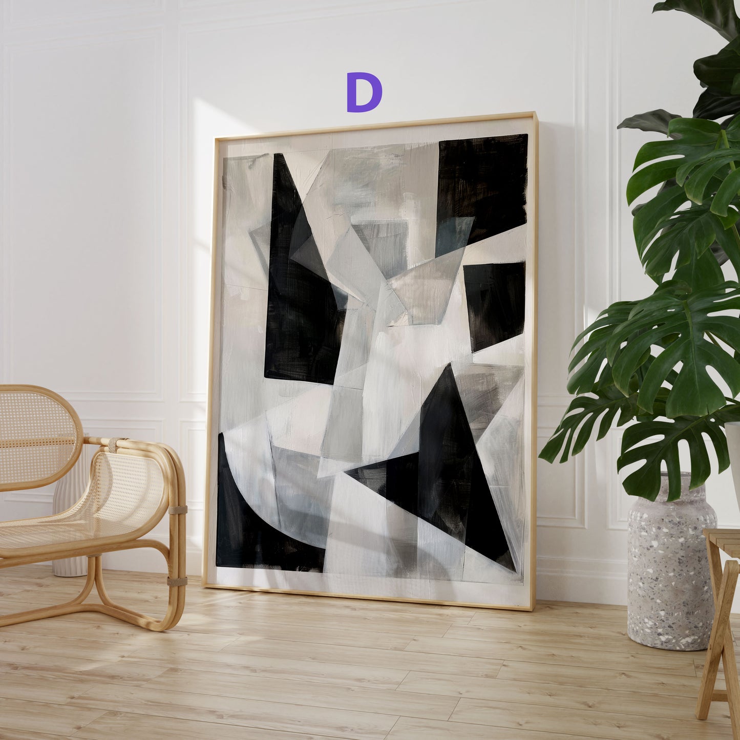 Moderne Kunst Poster · Geschenkidee · Frauenporträts, Abstrakte Kunst und Figurative Malerei · Dekoprint ohne Rahmen