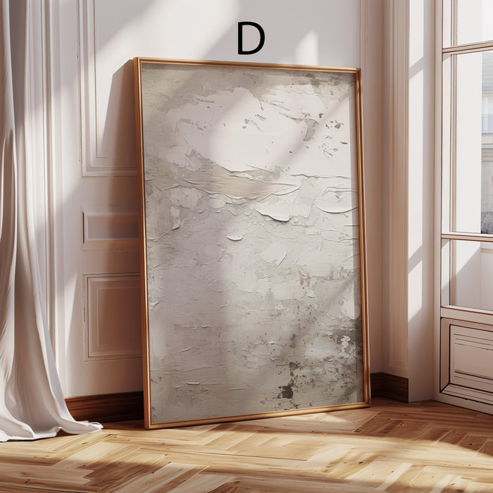 Schwarz-Gold-Poster mit organischen Formen