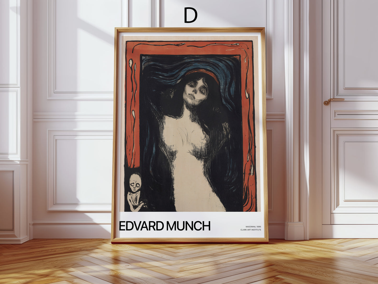 Kunst Poster · Geschenkidee · Edvard Munch Expressionismus Ikonische Gemälde Symbolistische Kunst · Dekoprint ohne Rahmen