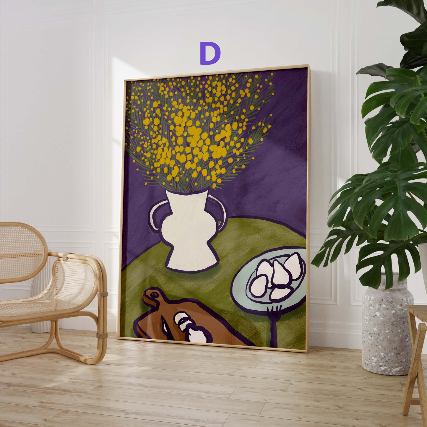 Abstrakte Kunst Poster · Geschenkidee · Moderne Formen, Blumenstillleben und Landschaftskunst · Dekoprint ohne Rahmen