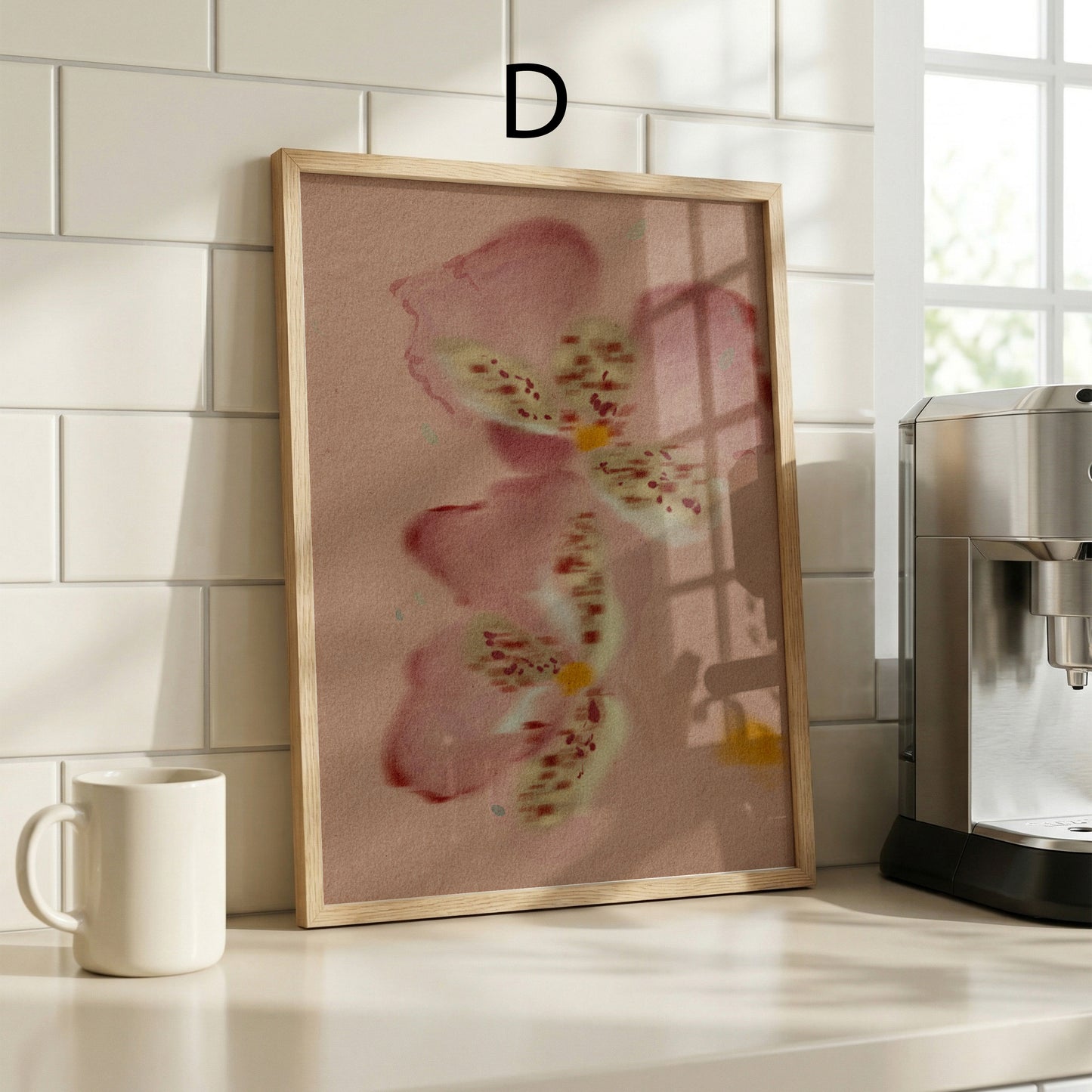 Abstrakte Poster · Moderne Wandbilder · Typografie Poster Art Deco Blumen Motive · Dekoprint ohne Rahmen